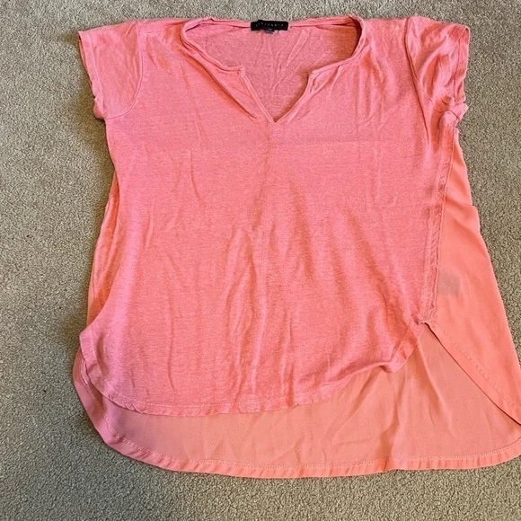 Bundle of 4 Women’s Short Sleeve Tops Floral Cold Shoulder Linen Ruched Size M - Picture 12 of 15